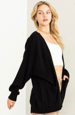 True Story Open Front Cardigan Sweater