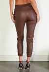 Chocolate Faux Jogger