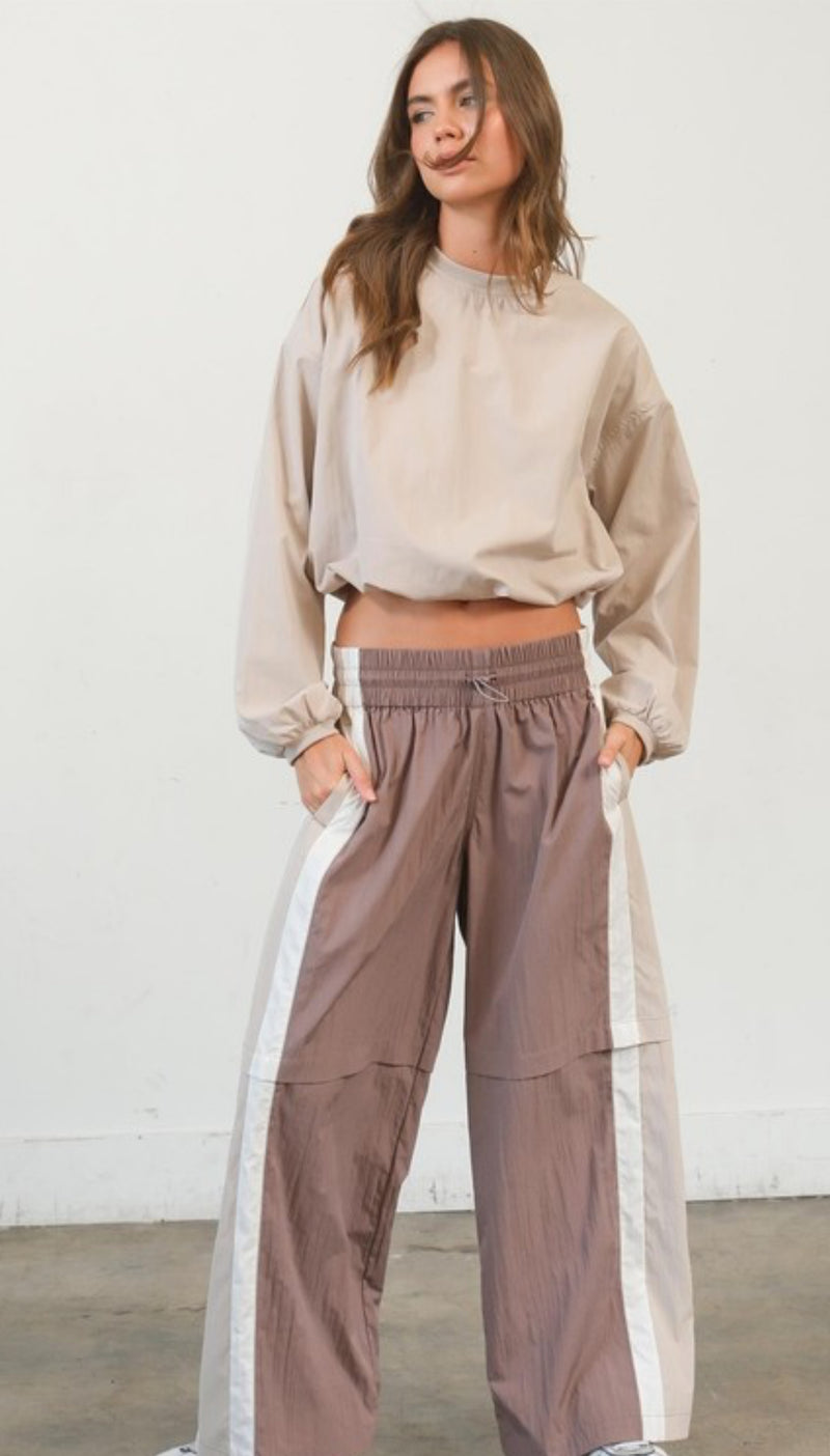 High Waist Track Pants