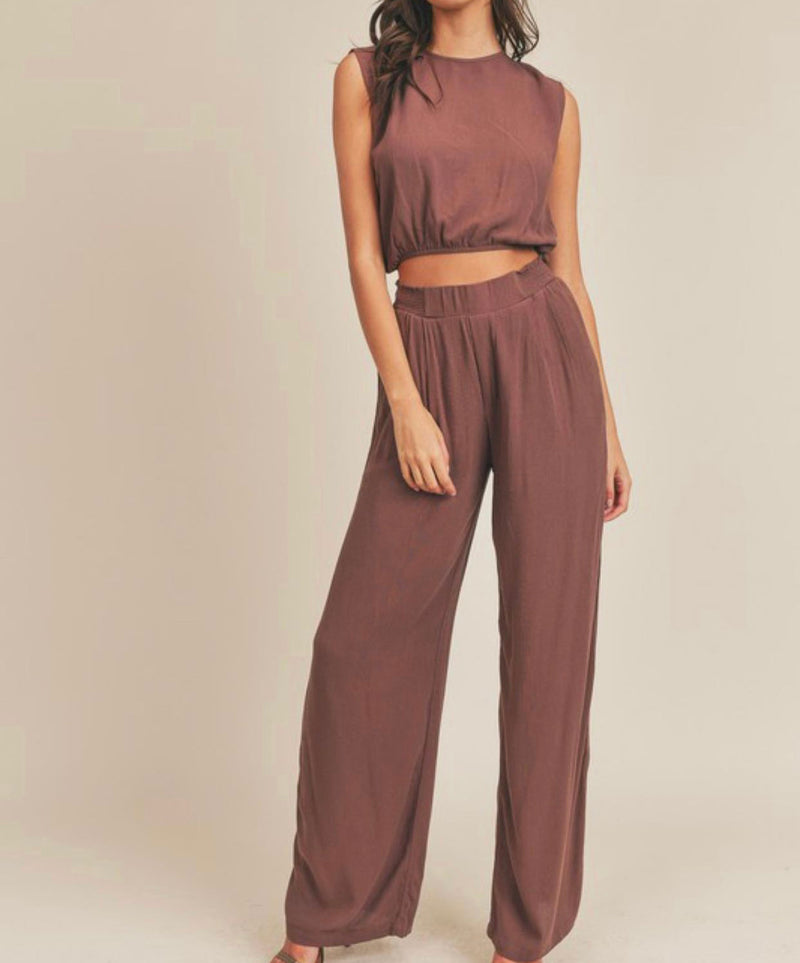 The Veronica - Two Piece Pant Set