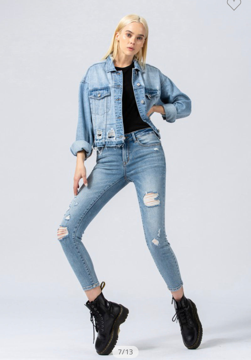 Distressed Denim Jack by Vervet (Flying Monkey)