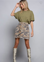 The perfect camo skirt